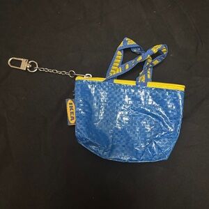 IKEA Blue and Yellow Mini Bag Keychain